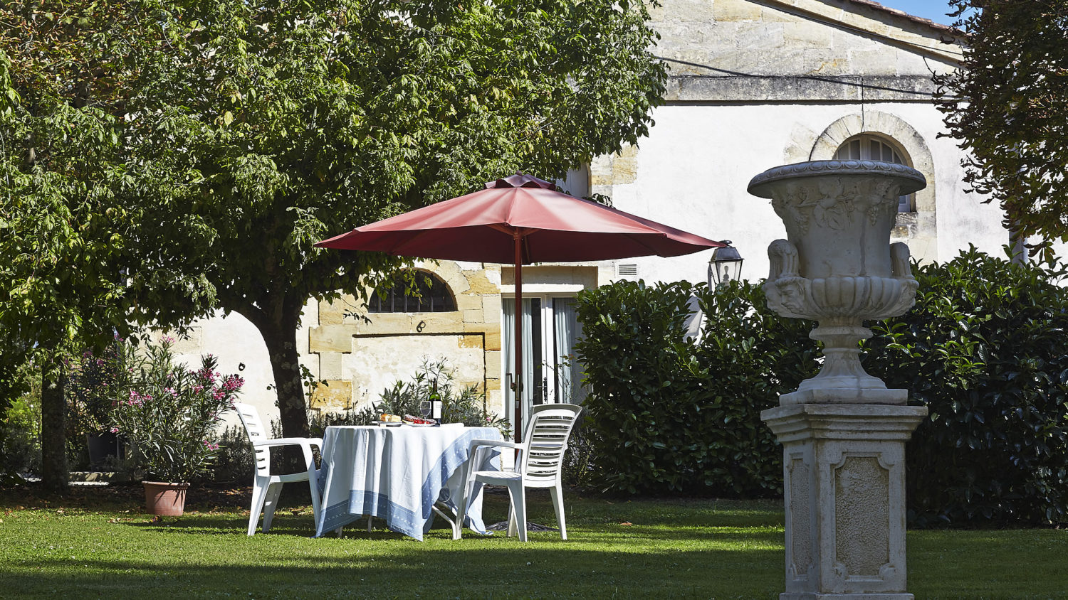 Gite "Sauternes" (4 pers): The sunny terrace